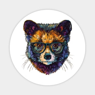 Smarty Marten: The Glasses-Wearing Critter Magnet